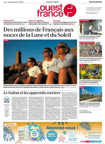 Ouest-France Édition France - 13 Août 2026